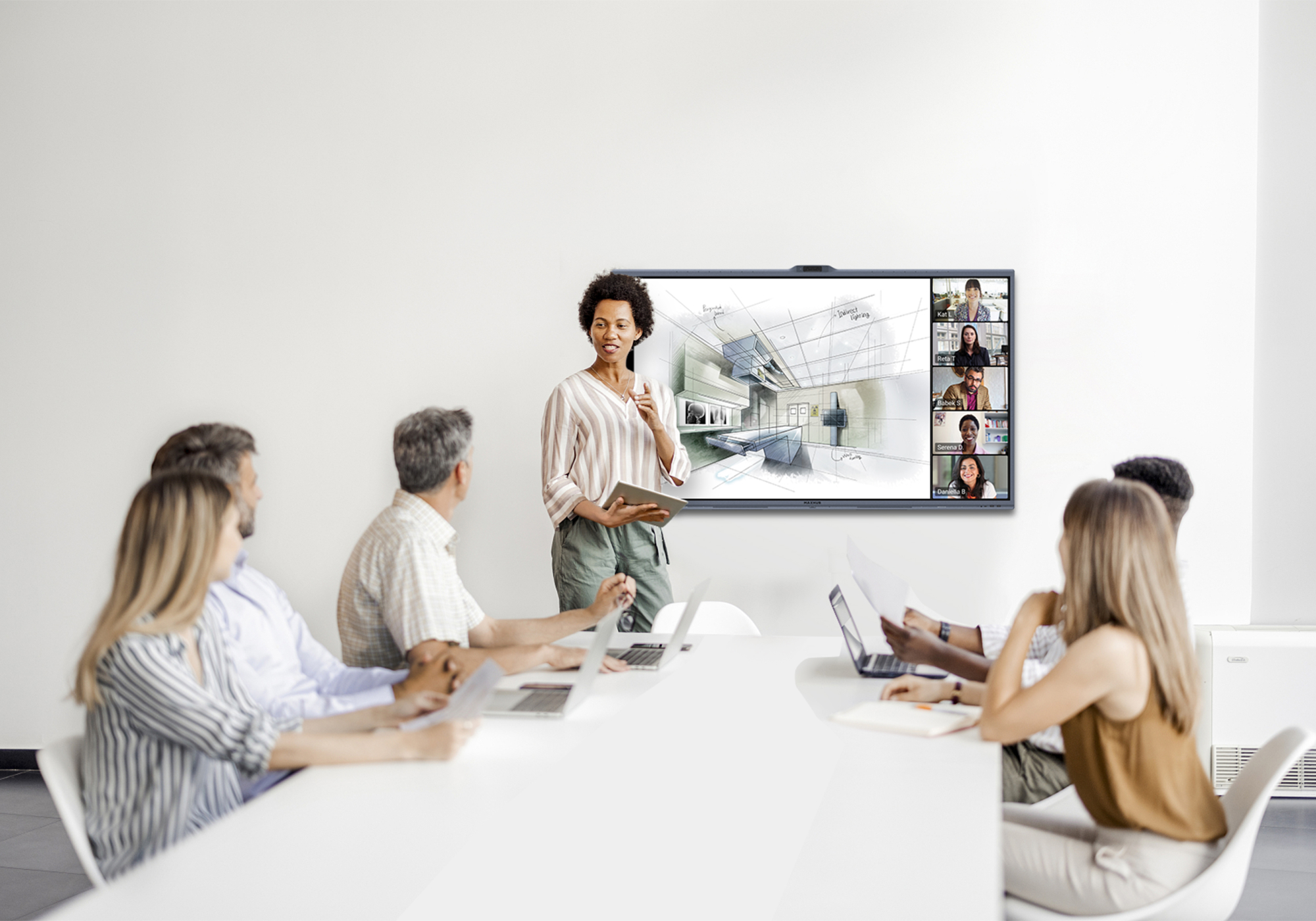 「ホワイトボード」「プレゼン」機能