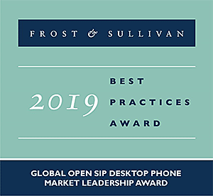 Frost&Sullivan Global Open SIP Phone Leadership Award